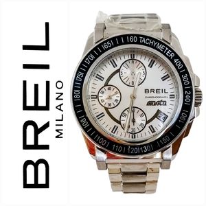 BREIL TW0729 MANTA MAN'S CHRONOGRAPH/TACHYMETER WATCH, NWOT
